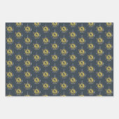 Feuille De Papier Cadeau HUFFLEPUFF™ - Graphique Bauble de vacances (Devant 2)