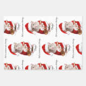 Feuille De Papier Cadeau Humour de Noël pas une créature remuait la souris (Devant 2)