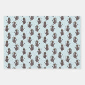 Feuille De Papier Cadeau Humour drôle de chat (Devant)