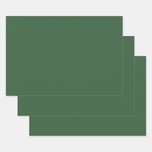Feuille De Papier Cadeau Hunter Green (Lot)