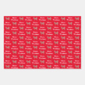 Feuille De Papier Cadeau Husky Siberian Chien Silhouette White Woofmas (Devant)