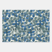 Feuille De Papier Cadeau Hydrangea bleu (Devant)