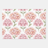 Feuille De Papier Cadeau Hydrangea Rougeoyant (Devant 3)