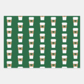 Feuille De Papier Cadeau I Love Coffee Coffee Disposable Cup (Devant 2)