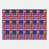 Feuille De Papier Cadeau I Miss Président Trump (Devant 2)