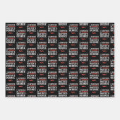 Feuille De Papier Cadeau I Survived My Husband's Master's Degree Graduation (Devant)