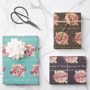 Feuille de papier cadeau Ibiza Eivissa Espagne