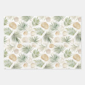 Feuille De Papier Cadeau Ice Cream Cones Beach Birthday (Devant 3)