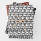 Feuille De Papier Cadeau Ichthys Christian Symbol Pattern (En situation)