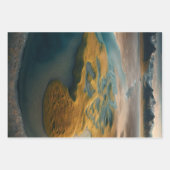 Feuille De Papier Cadeau Icy Mountain View (Devant 2)