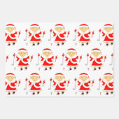 Feuille De Papier Cadeau Idées cadeaux de Noël de golf (Devant 2)