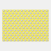 Feuille De Papier Cadeau Illustration de la conception des moutons sur tout (Devant 3)