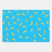 Feuille De Papier Cadeau Illustration de Macaroni et fromage (Devant)