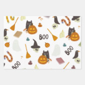 Feuille De Papier Cadeau Illustration d'Halloween (Devant 2)