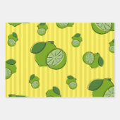 Feuille De Papier Cadeau Illustration Limes (Devant)
