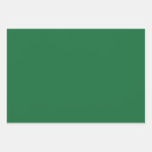 Feuille De Papier Cadeau Illustré feux de Noël rouge et vert (Devant 3)