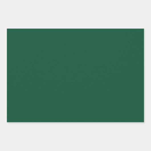 Feuille De Papier Cadeau Illustré Noël Holly Red & Green Wrapping (Devant 3)