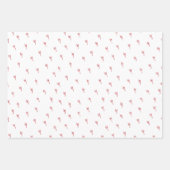 Feuille De Papier Cadeau ILY Mains Rouge Sketchy (Devant 3)