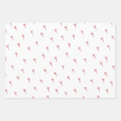 Feuille De Papier Cadeau ILY Mains Rouge Sketchy (Devant)