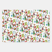 Feuille De Papier Cadeau Images de la Fête mexicaine (Devant)