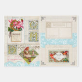 Feuille De Papier Cadeau Images édouardiennes vintages (Devant 3)