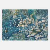 Feuille De Papier Cadeau Imaginaire Abstrait sous-marin (Devant)