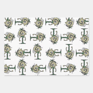 Feuille De Papier Cadeau Imaginaire fier alien robot motif de dessin motif