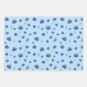 Feuille De Papier Cadeau Impression Blueberry (Devant 2)