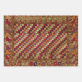 Feuille De Papier Cadeau Impression composée indienne multicolore (Devant 2)