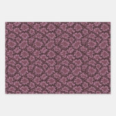 Feuille De Papier Cadeau Impression de serpent rose (Devant 3)