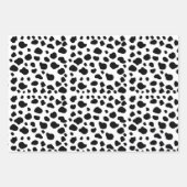 Feuille De Papier Cadeau Impression De Vache, Motif De Vache, Spots De Vach (Devant)