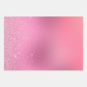Feuille De Papier Cadeau Impression Glam Pink Zebra (Devant 2)