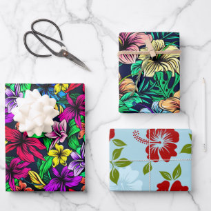 Feuille De Papier Cadeau Impression hawaïenne