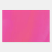 Feuille De Papier Cadeau Impression numérique à balayage rose (Devant)