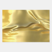 Feuille De Papier Cadeau Impression numérique Liquide Gold (Devant 3)