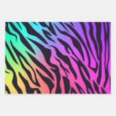 Feuille De Papier Cadeau Impression Ombre Rainbow Tiger (Devant)