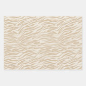 Feuille De Papier Cadeau Impression Zebra (Devant)