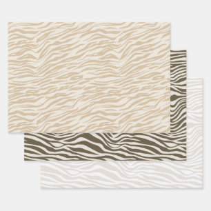 Feuille De Papier Cadeau Impression Zebra