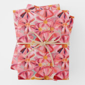 Feuille De Papier Cadeau Impressions de fond vives (En situation)