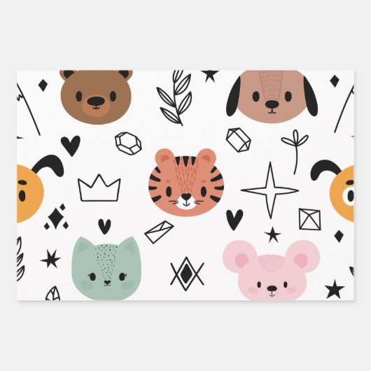 Feuille De Papier Cadeau Imprimée (Devant 2)