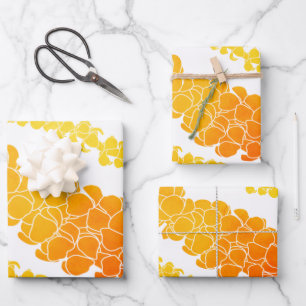 Feuille De Papier Cadeau Imprimerie hawaïenne Puakenikeni lei