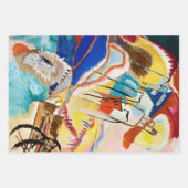 Feuille De Papier Cadeau Improvisation 30 (Cannons) by Wassily Kandinsky (Devant)