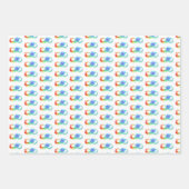 Feuille De Papier Cadeau Infinity avec méduse arc-en-ciel (Devant 2)