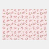 Feuille De Papier Cadeau Infirmière Noël (Devant 3)