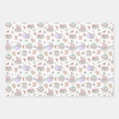 Feuille De Papier Cadeau Infirmière Noël (Devant 2)