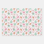 Feuille De Papier Cadeau Infirmière Noël (Devant)