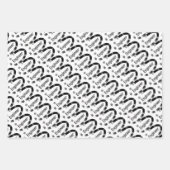 Feuille De Papier Cadeau Ingénieur Oval (Devant 3)