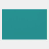 Feuille De Papier Cadeau Insensé Turquoise (Devant 3)