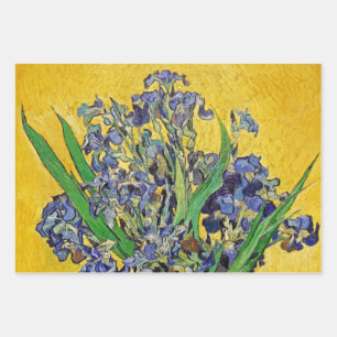 Feuille De Papier Cadeau Irises de Van Gogh