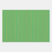 Feuille De Papier Cadeau Irish Green & Orange St. Patrick's Day Motif (Devant 2)
